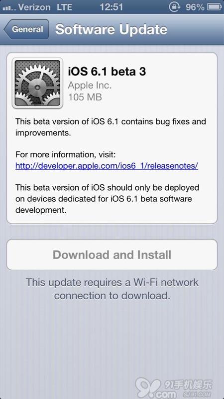 iOS 6.1 beta 3򿪷߷